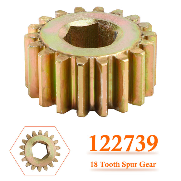 Lippert RV Slide Out 122739 Replacement 18 Tooth Spur Gear 12 DP/14.5 PA
