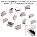 12PCS Rooflight Spring Clamp Clips BG1113 For Interior Frame Caravan Heki 3/4-15