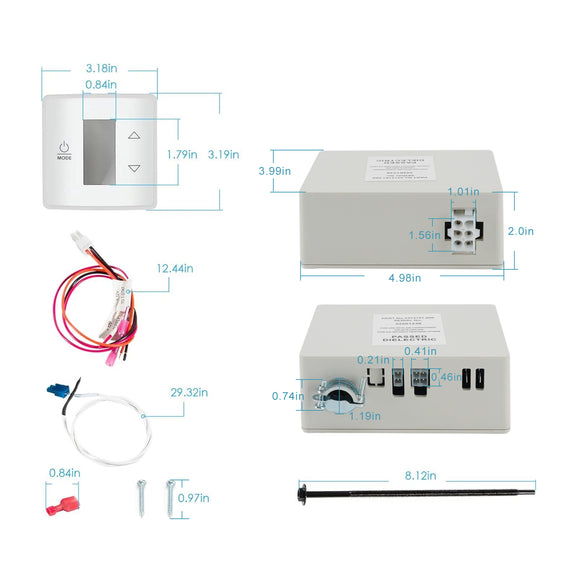 3316410.700 Single Zone RV Air Conditioner Thermostat W/ Control Kit