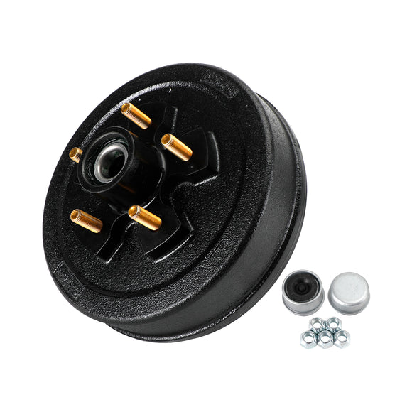 Essieux 3,5K -10"-5 sur moyeu et tambour de remorque 4-1/2 pré-graissés