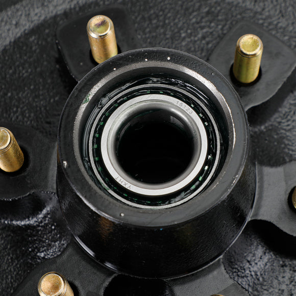 5.2&6K Axles-12"-6 on 5-1/2-Pre-Greased Grease Trailer Hub and Drum Assembly