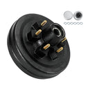 5.2&6K Axles-12"-6 on 5-1/2-Pre-Greased Grease Trailer Hub and Drum Assembly-1