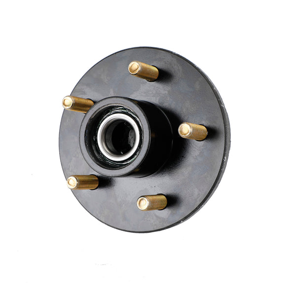 Grease Trailer Idler Hub Assembly for 3.5K Axles - 5 on 4-1/2 - Pre-Greased,Fits 3.5K E-Z Lube and etrailer Easy Grease axles