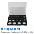most Caterpillar excavator models with matching hydraulic sealing specifications, including but not limited to 320B, 320C, 320D, 325B, 325C, 325D, 330B, 330C, 330D, 336D, 345B, 345C, 349D series. 4C4784 4C-4784 D-Ring Seal Kit 9 Sizes 81Pcs-5