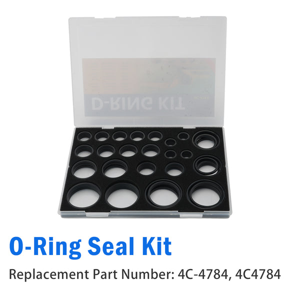 most Caterpillar excavator models with matching hydraulic sealing specifications, including but not limited to 320B, 320C, 320D, 325B, 325C, 325D, 330B, 330C, 330D, 336D, 345B, 345C, 349D series. 4C4784 4C-4784 D-Ring Seal Kit 9 Sizes 81Pcs