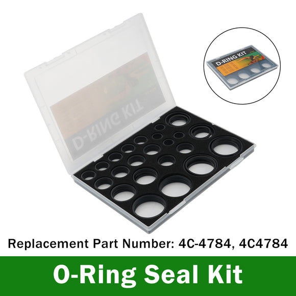 most Caterpillar excavator models with matching hydraulic sealing specifications, including but not limited to 320B, 320C, 320D, 325B, 325C, 325D, 330B, 330C, 330D, 336D, 345B, 345C, 349D series. 4C4784 4C-4784 D-Ring Seal Kit 9 Sizes 81Pcs