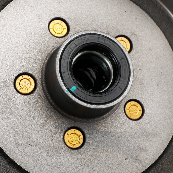 Essieux 3,5K -10"-5 sur moyeu et tambour de remorque 4-1/2 pré-graissés