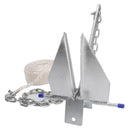 Kit Galvanized Boat Anchor 8Lbs Sliding Anchor & Chain & Rope Silver For Boat-7