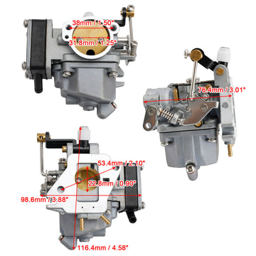 Mercury Mariner 2-stroke 15C 9.9 D M 9.9HP 15HP Outboard Carburetor Carb 1383-8806M 1383-8516M Generic - 0