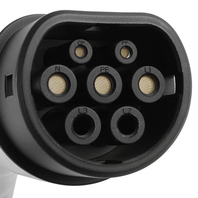 Tragbares EV-Ladegerät Typ 2, 8 Meter Kabel, 3-poliger UK-Stecker, 10 A, Neujahrsverkauf - 0