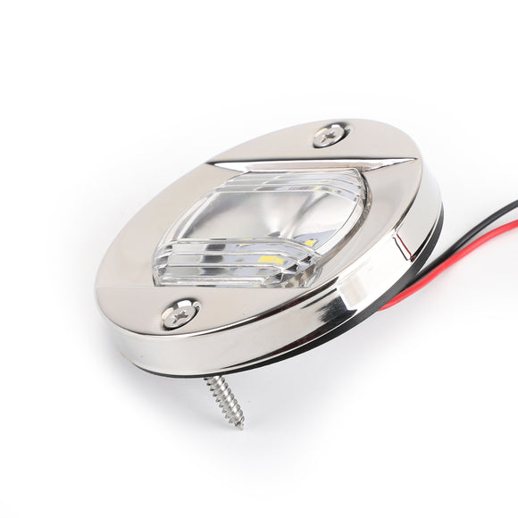 12V 316 EDELSTAHL MARINE BLAU UNTERWASSERLICHT BOOT 6 LED 2.2W HOHE LEISTUNG HELL