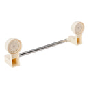 2x RV Shower Corner Storage Bar Adjustable Stainless Steel Rod 11.8-23.6 inches-7