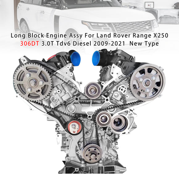 Long Block Engine For Land Rover Range X250 306DT 3.0T Tdv6 Diesel 2009-2021 New