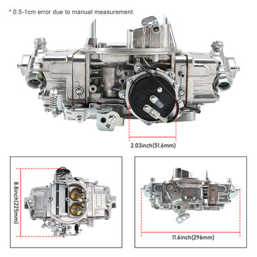 BR-67213 Carburetor 4 Barrel 750 CFM Double Pumper Carb E-Choke - 0