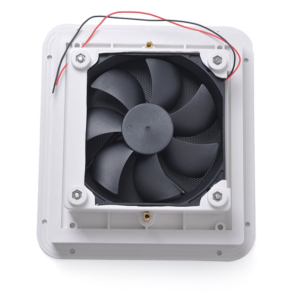 12V RV Caravan Side Air Ventilation Cooling Fan with Mute Exhaust Function for Quiet Operation