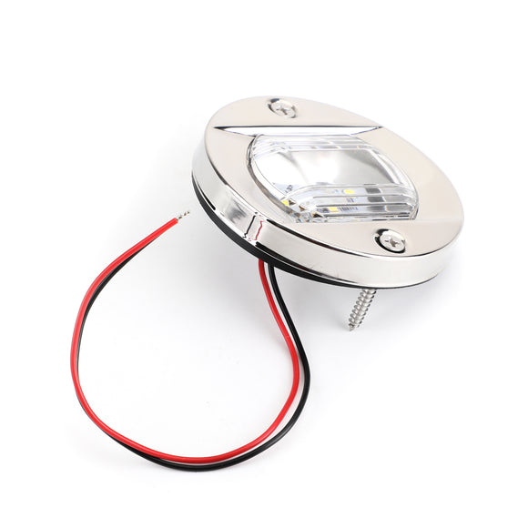 12V 316 EDELSTAHL MARINE BLAU UNTERWASSERLICHT BOOT 6 LED 2.2W HOHE LEISTUNG HELL