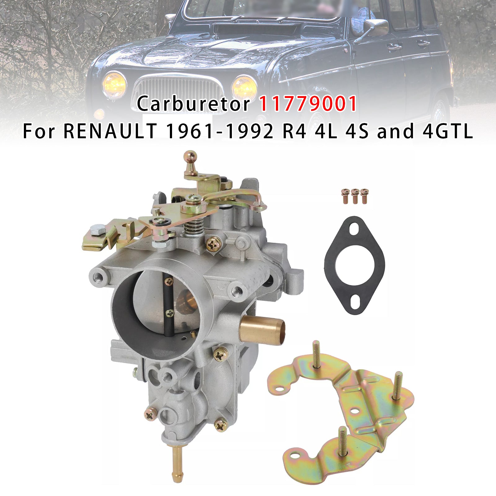 Carburetor 11779001 For RENAULT 1961-1992 R4 4L 4S and 4GTL