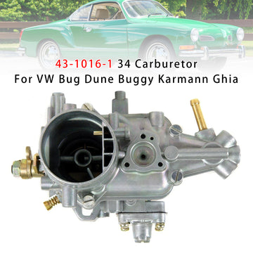 43-1016-1 34 Carburetor For VW Bug Dune Buggy Karmann Ghia