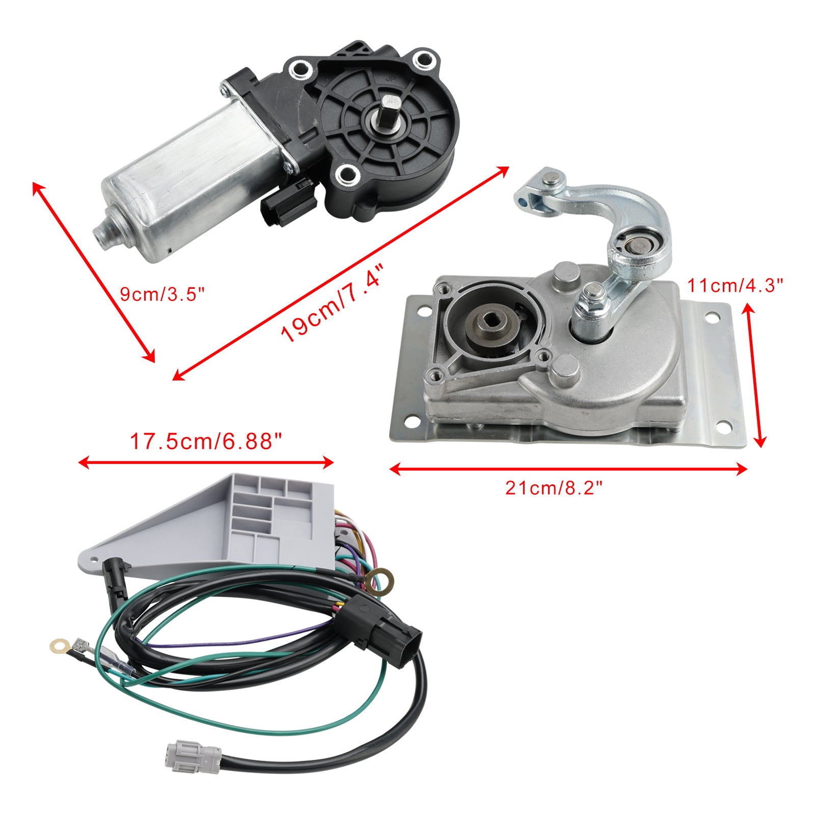 RV-Schrittmotor-Umrüstsatz, ersetzt 379769, 379145, 379146, 379147, RV-Getriebe mit Motor und Steuereinheit