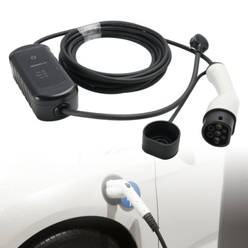 Chargeur EV portable de type 2, câble de 8 mètres, prise britannique à 3 broches, 13 A, soldes du Nouvel An