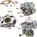 Volkswagen Beetle 30/31 PICT-3 Type 1&2 Bug Bus Ghia Carburetor W/ Gasket 113129029A-2