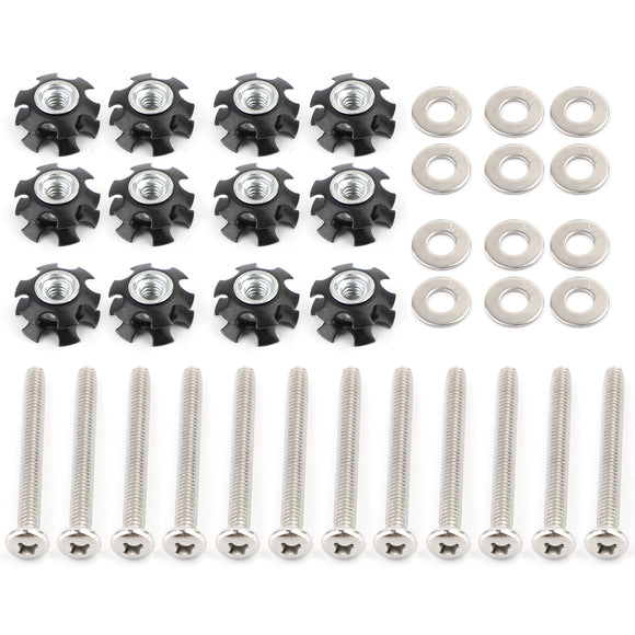 Set of 12 RV Ladder Repair Kit nuts Stainless Bunk Motorhome Parts Camper Trailer Coach