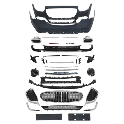 Mercedes Benz 2021-2022 W213 E-Class Upgrade Maybach Style Bumper Body Kit