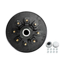 Essieux 5,2K-7K - 12"-8 sur moyeu et tambour de remorque pré-graissés 6,5-14