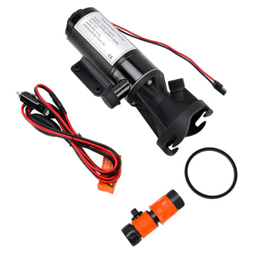 Portable Macerator Waste Pump 18555-000A for Camper RV 12V DC - 0