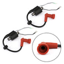 2x Zündspule für Yamaha 40hp 40X E40X MHL 66T-85570-00 Außenbordmotor-3