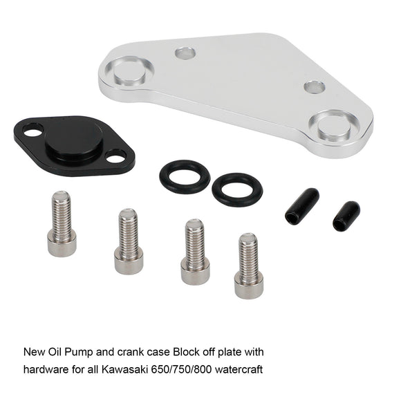 Kurbelgehäuse Ölplattenabdeckung Verschlusskappe für Kawasaki 650sx SX X2 TS 750sx 800