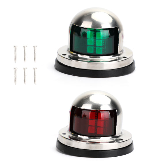 2 STÜCK Rot Grün Navigation 16 LED Marine Bug Boot 12V Yacht Ponton Helle Lichter