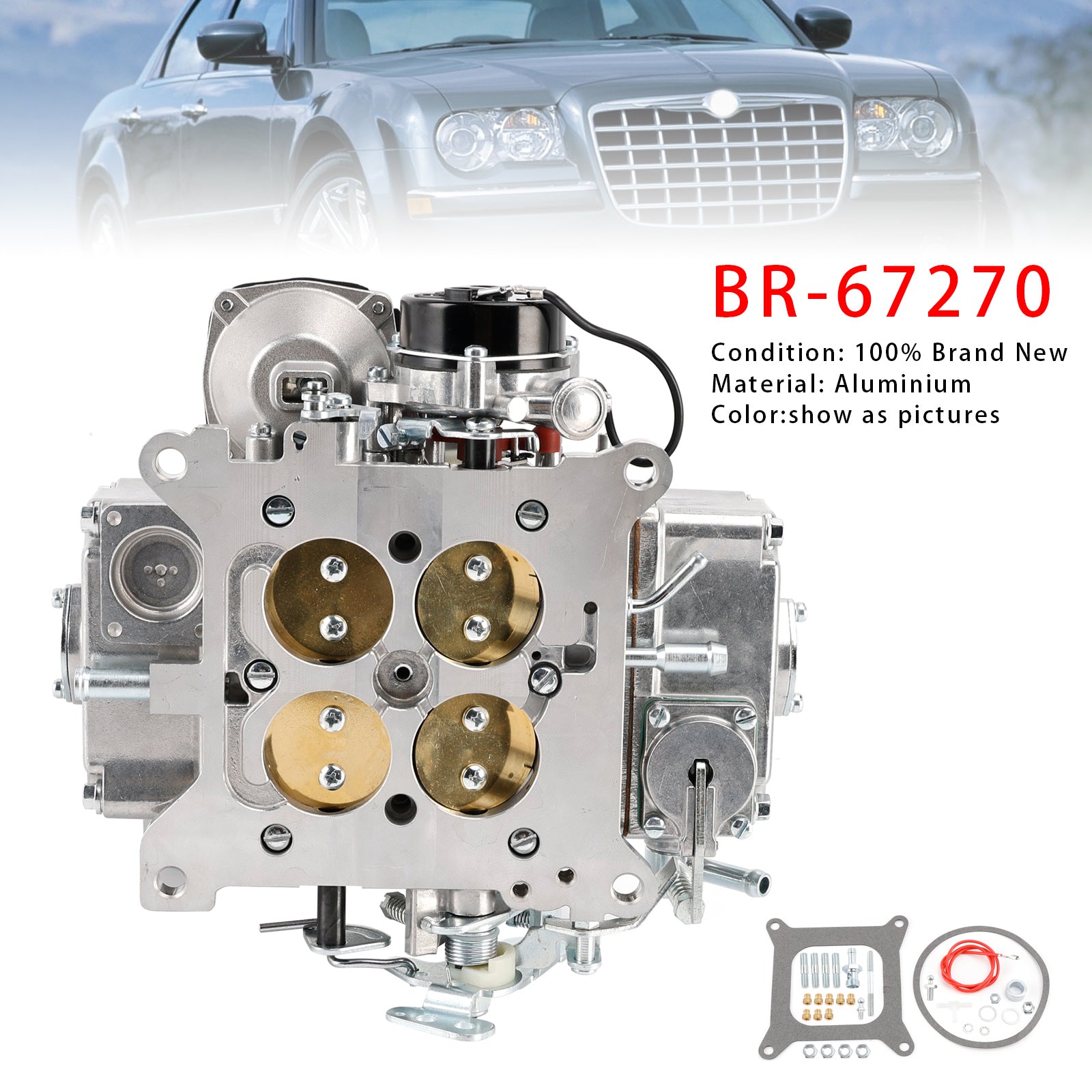 Buick Carburetor 600 CFM 4150 4-Barrel BR-67270 Generic - 0