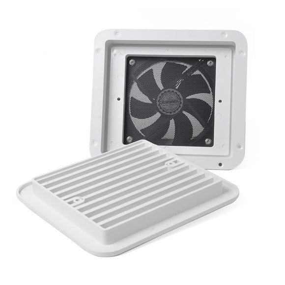 12V RV Caravan Side Air Ventilation Cooling Fan with Mute Exhaust Function for Quiet Operation