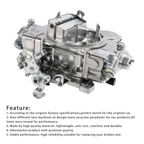 Carburateur électrique à starter secondaire à dépression pour Ford Chrysler GM 750 CFM 0-80508S