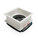 Ventilateur de toit de caravane de camping-car de 14 pouces, puits de lumière 12V avec télécommande, 10 vitesses-10