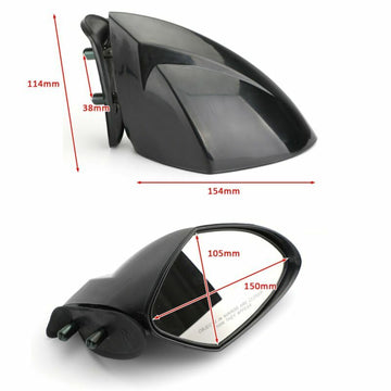 2007-2008 Yamaha VX Cruiser Rearview Side Mirrors Right F1S-U596C-10-00 Generic - 0