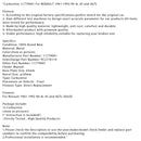 Carburetor 11779001 For RENAULT 1961-1992 R4 4L 4S and 4GTL-10