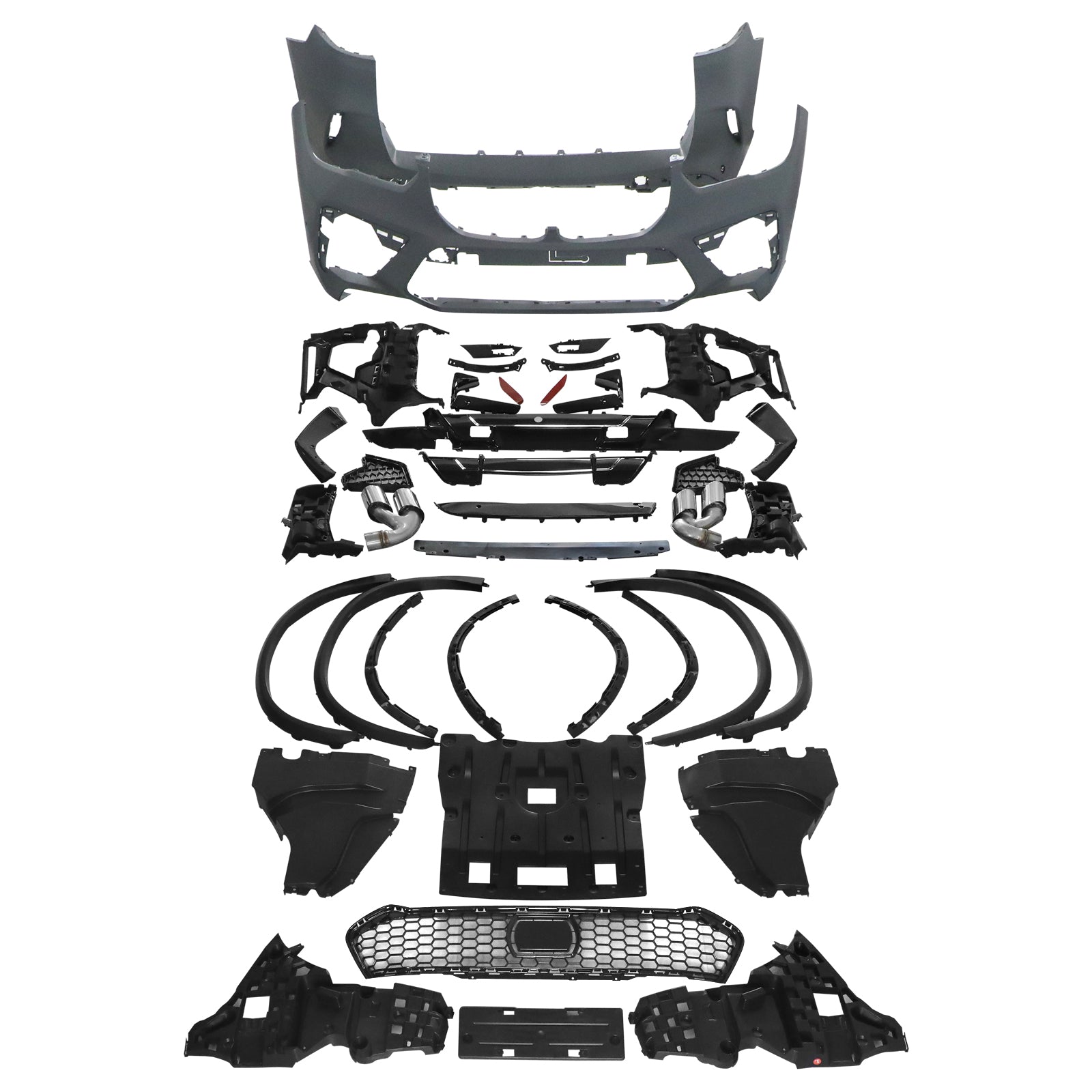 BMW 2018+ X5 G05 Upgrade X5M F95 2022 Kit carrosserie pare-chocs avec calandre 9481787 63117933339 - 0