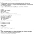 Carburetor 127910000 For Peugeot 404 504 E14185-8