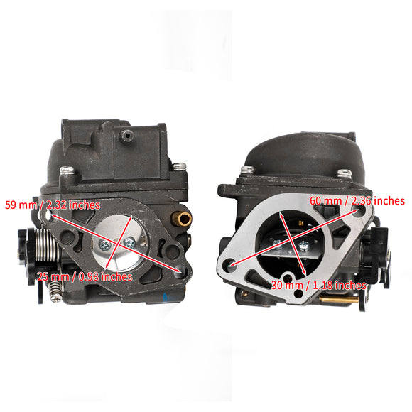 Outboard Engine Carburetor Carb fit for 16100‑ZV4‑D22 BF15A1 BF15A2 BF15AH BF15AK