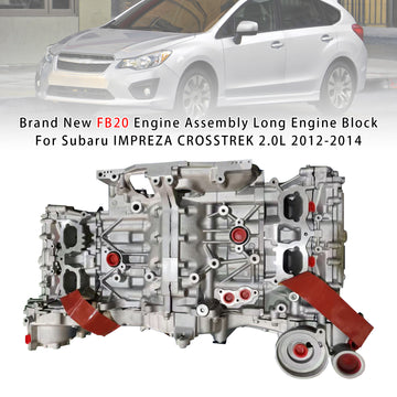 2012-2014  Subaru IMPREZA CROSSTREK 2.0L FB20 Engine Assembly Long Engine Block - 0