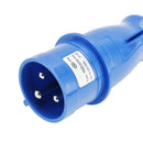 CEE Steckdose Kupplungsstecker Einbausteckdose Phasenwender 32A 3 Phasen auf 1 Phasen-6