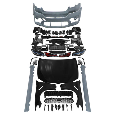 BMW 2018-2020 5 Series G30 G31 G38 Facelift M5 Style 2021+ Bumper Body Kit 8499119 63117214959