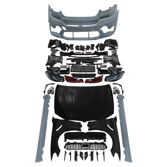 BMW 2018–2020 5er-Reihe G30 G31 G38 Facelift M5-Stil 2021+ Stoßfänger-Bodykit 8499119 63117214959