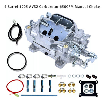 650CFM Manual Choke 4 Barrel 1905 AVS2 Carburetor - 0